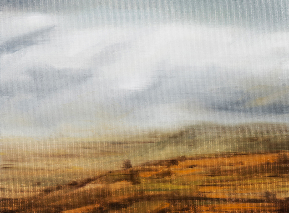 Jana Zimová, Open Space, 20×30 cm, Öl auf Leinwand, 2017