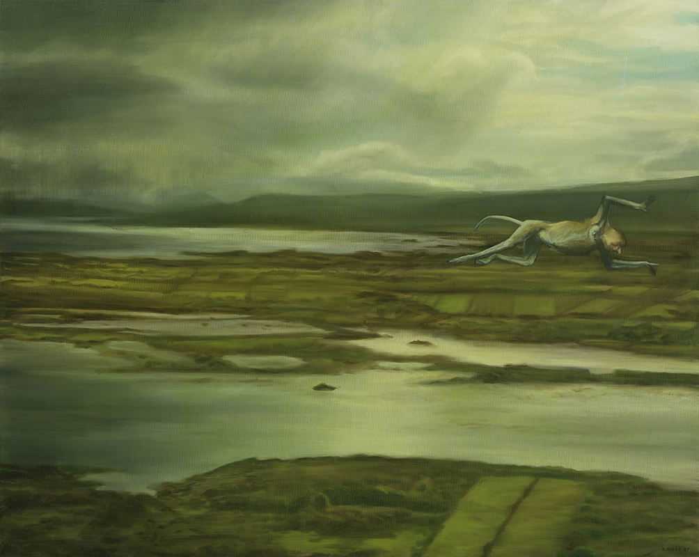 Jana Zimová, Return, 100×80 cm, Öl auf Leinwand, 2017