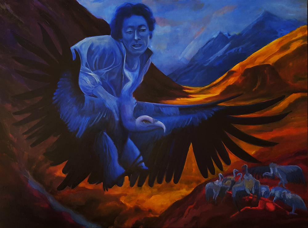 Jana Zimová, Vanish, 140×100 cm, Öl auf Leinwand, 2016